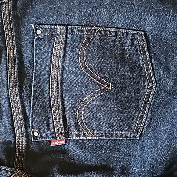 Levi's Stretch Capri Jeans Women's Size 12 Cuffed Leg 31" Waist X 18" Inseam Len - Picture 7 of 15